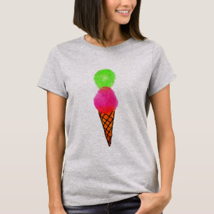 T-shirt Crème glacée pop art