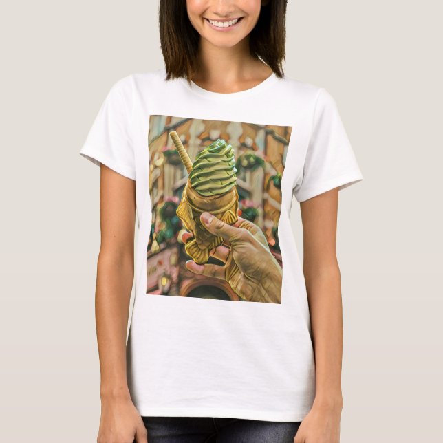 T-shirt Crème glacée pour enfants (Devant)