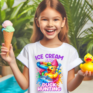 T-shirt Crème glacée pour enfants, Chemise de croisière ca