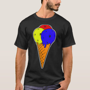 T-shirt Crème glacée Triple Flavor Pickleball