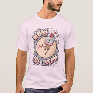T-shirt crème glacée Whimsical et sucrée