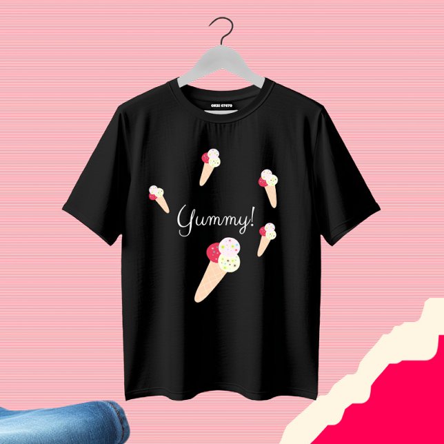 T-shirt crème glacée Yummy (Créateur téléchargé)