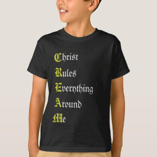 T-shirt CRÈME, hrist, ules, verything, rond, e
