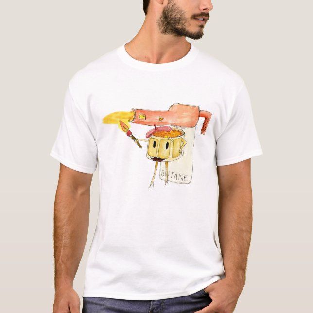 T-shirt Creme irky Brulee mignon Dessert Drôle Cartographi (Devant)