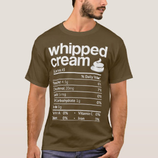 T-shirt Crème Whied Nutrition Drôle Thanksgiving Christm