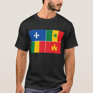 T-shirt créole de drapeau