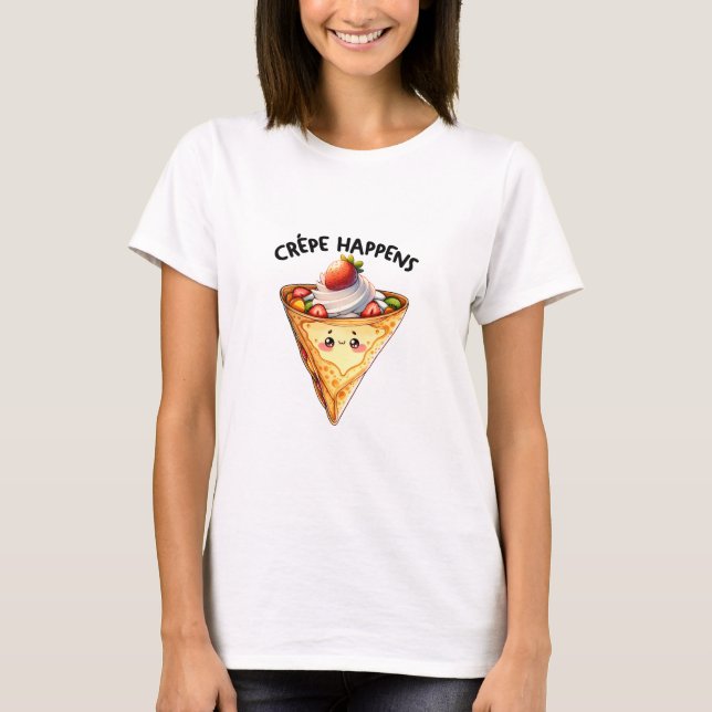 T-shirt Crêpe Arrive (Devant)