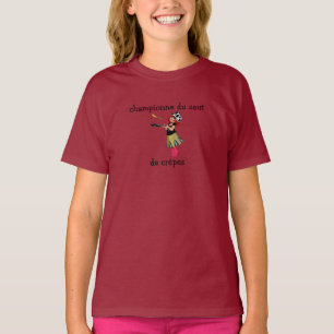t-shirt crêpes, championne