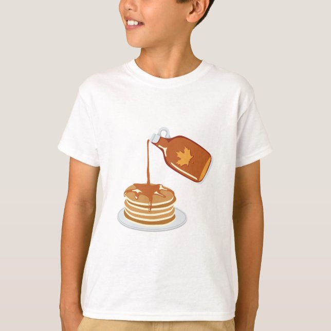 T-shirt Crêpes et sirop (Devant)