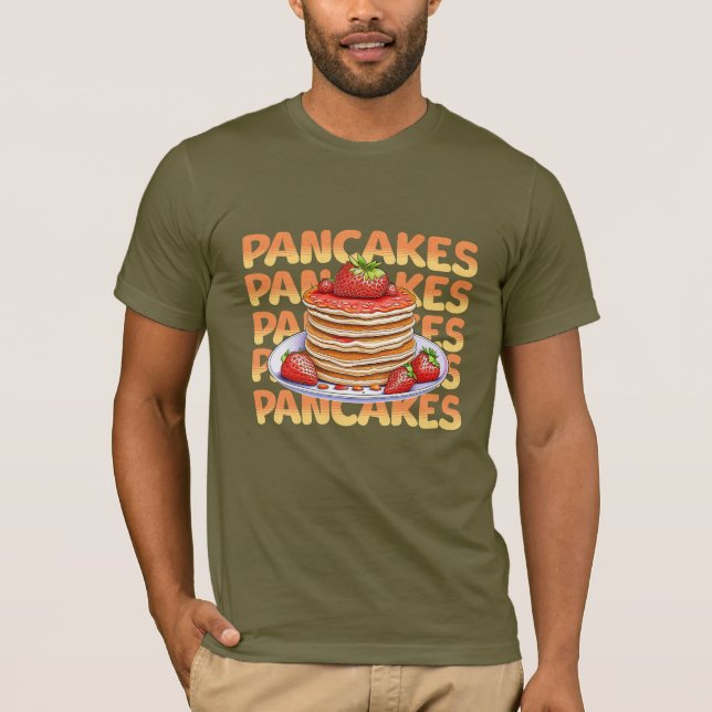 T-shirt Crêpes hachées de fraises (Devant)
