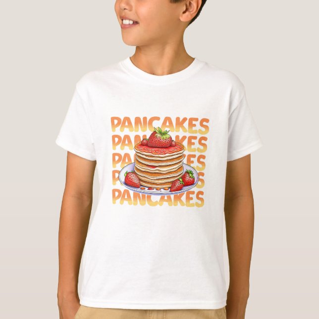 T-shirt Crêpes hachées de fraises (Devant)