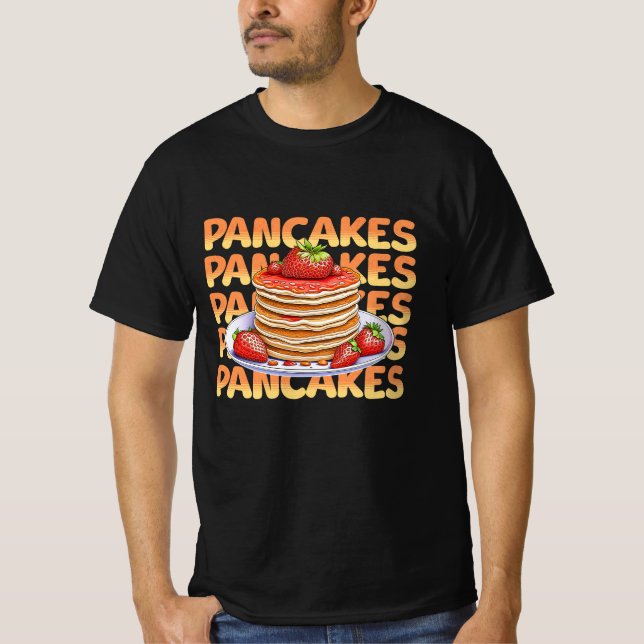 T-shirt Crêpes hachées de fraises (Devant)