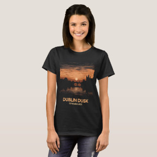 T-shirt Crépuscule dublinois : Scènes captivantes de crépu