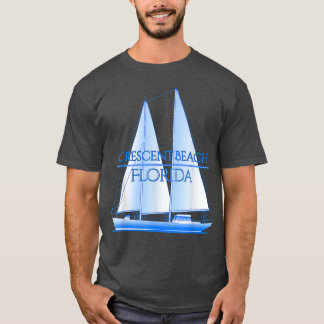 T-shirt Crescent Beach Floride Côtier Nautique Voile Sa