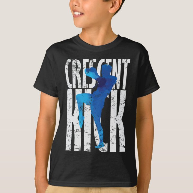 T-shirt Crescent Kick Kickboxing  (Devant)