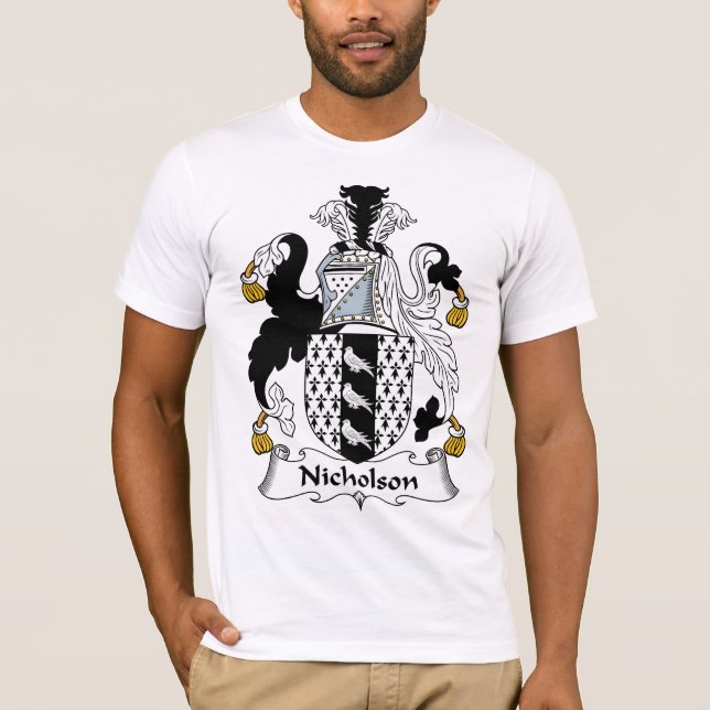 T-shirt Crest de la famille Nicholson (Devant)