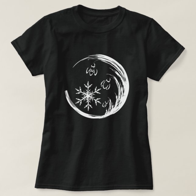 T-shirt Crest d'hiver (Design devant)