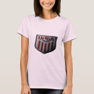 T-shirt Crest USA avec ballon de football