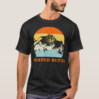 T-shirt Crested Butte Vintage Mountain Lovers Throwback