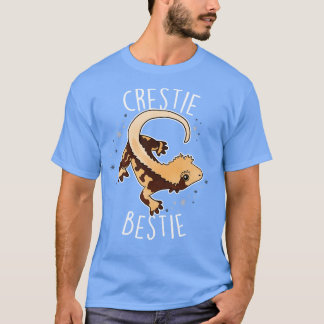 T-shirt Crested Gecko Lizard Reptile Crestie Bestie