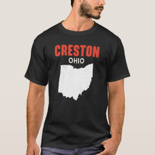 T-shirt Creston Ohio USA State America Travel Ohioan