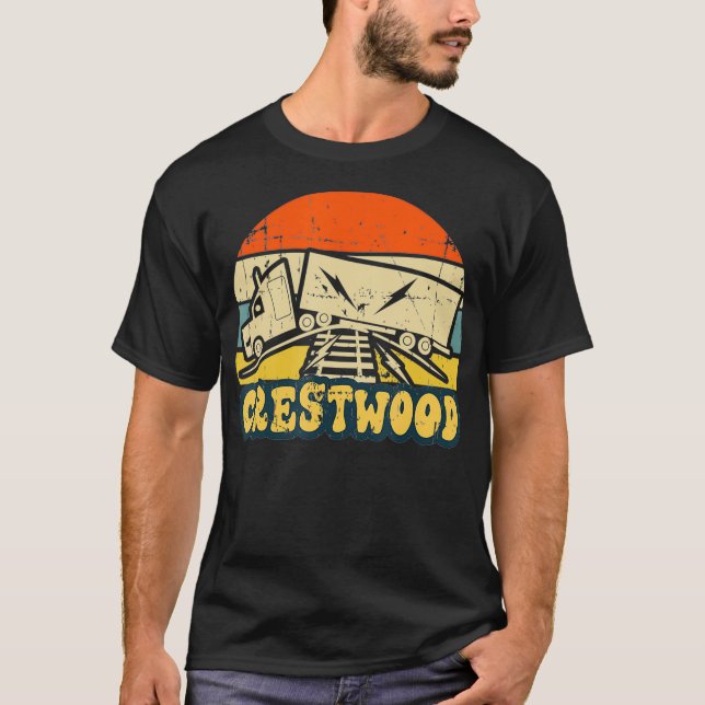T-shirt Crestwood Kentucky KY Tourisme Semi Camion sur (Devant)