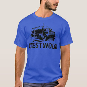 T-shirt Crestwood Kentucky KY Tourisme Semi coincé sur