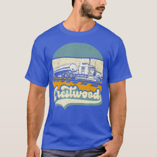 T-shirt Crestwood Kentucky KY Tourisme Semi coincé sur