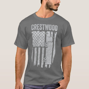 T-shirt Crestwood Kentucky KY Tourisme Semi coincé sur
