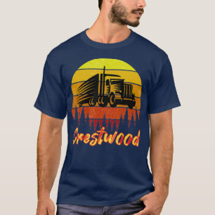 T-shirt Crestwood Kentucky KY Tourisme Semi coincé sur _14