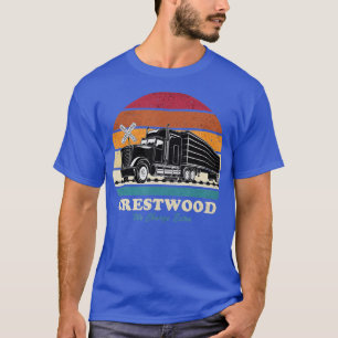 T-shirt Crestwood Kentucky KY Tourisme Semi Coincé Sur Rai