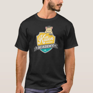 T-shirt Crête d'académie de chaton