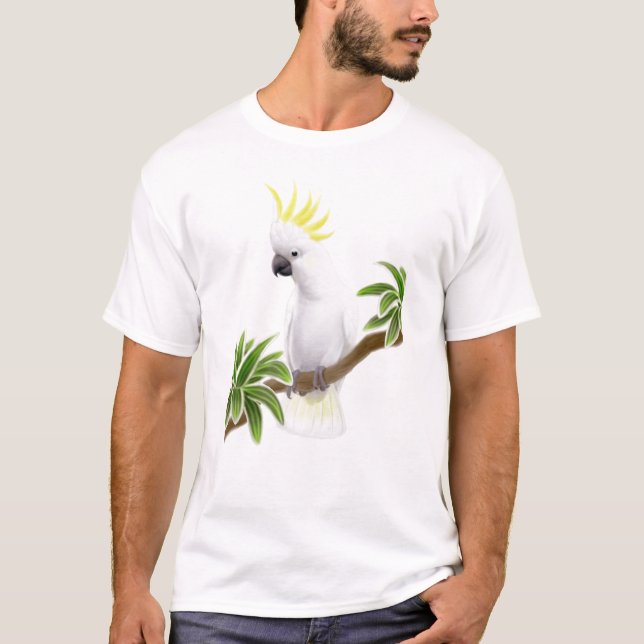T-shirt crêté de cacatoès de soufre (Devant)