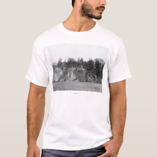T-shirt Crête de calamité dans la photographie de Black