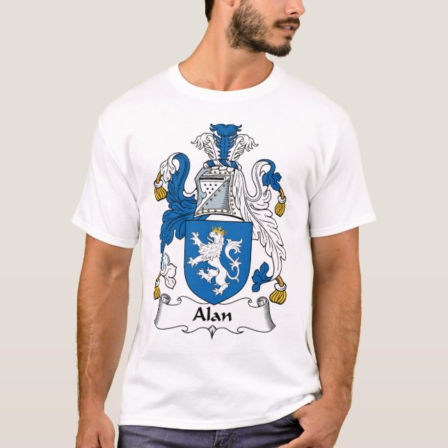 T-shirt Crête de famille d'Alan (Devant)