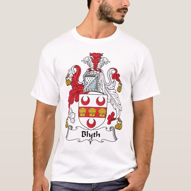 T-shirt Crête de famille de Blyth (Devant)