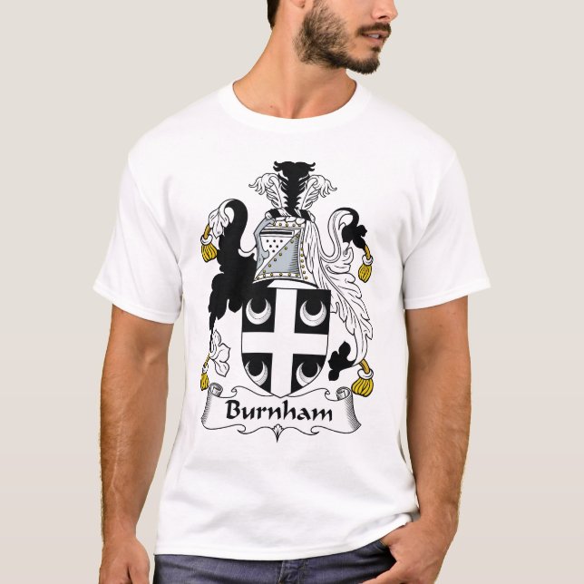 T-shirt Crête de famille de Burnham (Devant)
