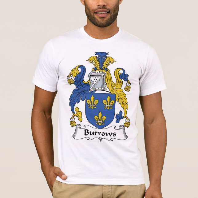 T-shirt Crête de famille de Burrows (Devant)