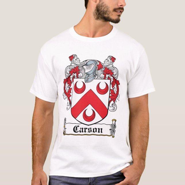T-shirt Crête de famille de Carson (Devant)