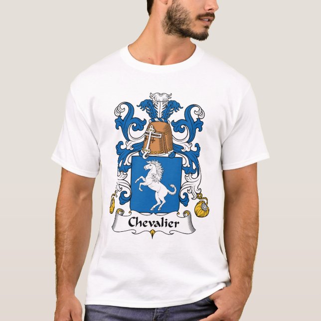 T-shirt Crête de famille de chevalier (Devant)