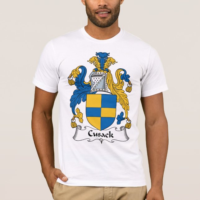 T-shirt Crête de famille de Cusack (Devant)