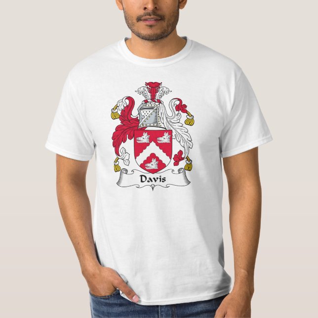 T-shirt Crête de famille de Davis (Devant)