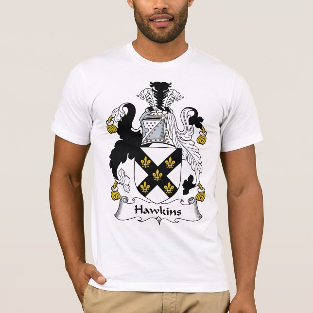 T-shirt Crête de famille de Hawkins (Devant)