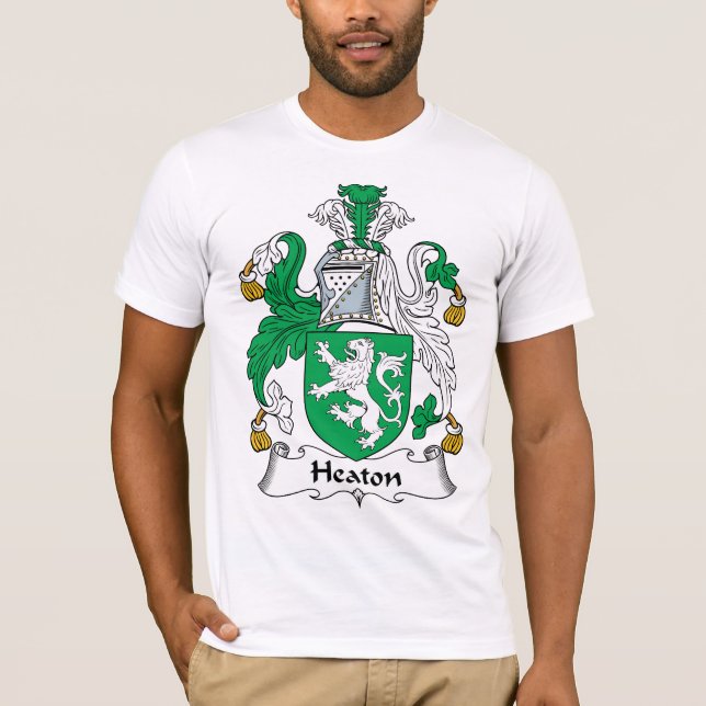 T-shirt Crête de famille de Heaton (Devant)