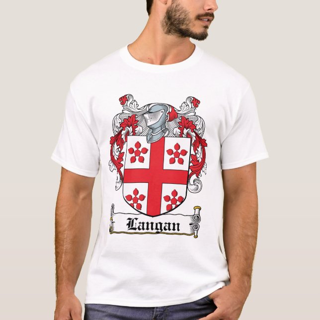 T-shirt Crête de famille de Langan (Devant)