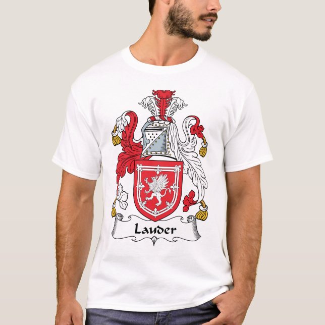 T-shirt Crête de famille de Lauder (Devant)