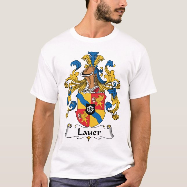 T-shirt Crête de famille de Lauer (Devant)