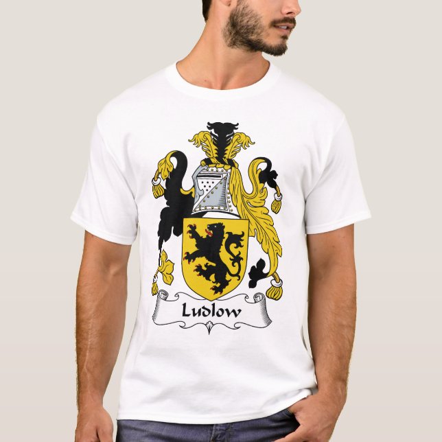 T-shirt Crête de famille de Ludlow (Devant)