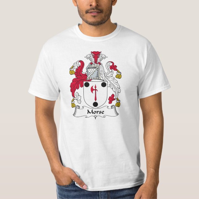 T-shirt Crête de famille de Morse (Devant)
