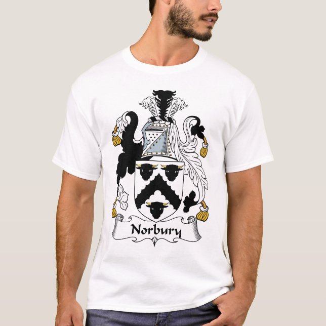 T-shirt Crête de famille de Norbury (Devant)